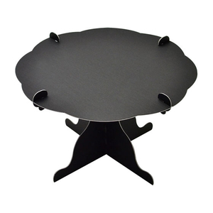タカ印 組立式 3段テーブル ブラック 3サイズ FC81068-44-5821-イメージ6