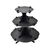 タカ印 組立式 3段テーブル ブラック 3サイズ FC81068-44-5821-イメージ1