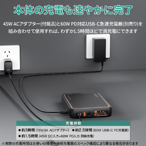 AUKEY ポータブル電源(99．9wh) Power Studio 100 ブラック PS-RE01-BK-イメージ3