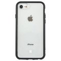 グルマンディーズ iPhone SE(第3世代)/SE(第2世代)/8/7/6s/6用PC/TPU耐衝撃ケース IIIIfit Clear ブラック IFT-111BK