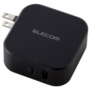 エレコム USB PD準拠 USB AC充電器(USB PD30W+12W/C1+A1) ブラック MPA-ACCP13BK-イメージ1