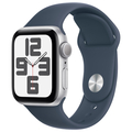 Apple Apple Watch SE(GPSモデル)- 40mm シルバーアルミニウムケースとストームブルースポーツバンド - S/M MRE13J/A