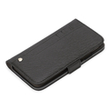 PGA iPhone 11 Pro Max用スライドポケットフリップカバー ブラック PG-19CFP10BK