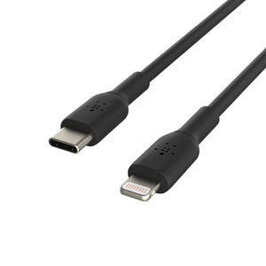 BELKIN USB-C to ライトニングケーブル(1m) ブラック CAA003BT1MBK-イメージ6