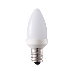 パナソニック LED電球 E12口金 全光束10lm(0．5W装飾電球 C形タイプ) 電球色相当 LDC1LGE12-イメージ2