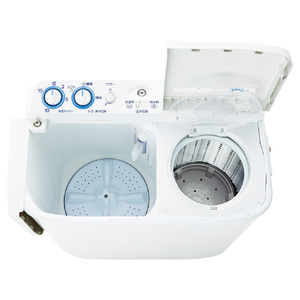 AQUA 5．0kg二槽式洗濯機 ホワイト AQW-N501(W)-イメージ3