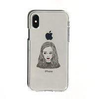 Dparks iPhone XS Max用ソフトクリアケース 少女B DS14881I65