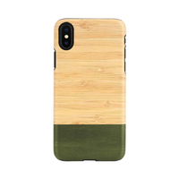 Man&Wood iPhone XR用天然木ケース Bamboo Forest I13881I61