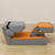 ニトリ ゲーミング座椅子 オレンジ ｹﾞ-ﾐﾝｸﾞｻﾞｲｽ2 OR-イメージ5