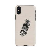 Man&Wood iPhone XR用天然木ケース Indian I13883I61