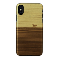 Man & Wood iPhone XS Max用天然木ケース Mustang I13884I65