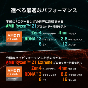 ASUS ポータブルゲーム機 ROG Ally CPU:AMD Ryzen Z1 プロセッサー RC71L-Z1512-イメージ7