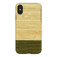 Man & Wood iPhone XS Max用天然木ケース Bamboo Forest I13895I65