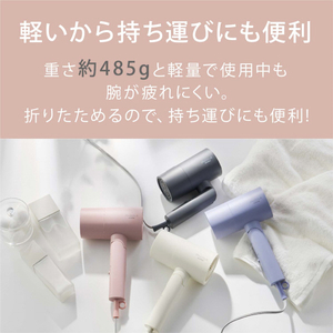 アイリスオーヤマ イオンドライヤー ピンク HDR-M101-P-イメージ14