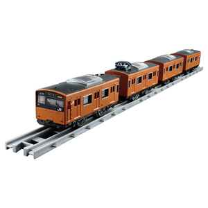 タカラトミー プラレール リアルクラス 201系通勤電車(JR西日本・オレンジ) PLAﾘｱﾙｸﾗｽ201ｹｲﾂｳｷﾝﾃﾞﾝｼﾔ-イメージ1