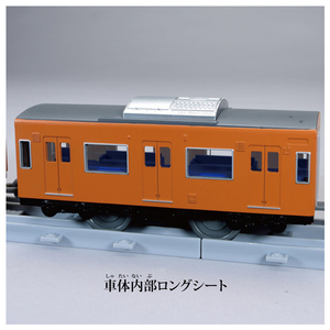 タカラトミー プラレール リアルクラス 201系通勤電車(JR西日本・オレンジ) PLAﾘｱﾙｸﾗｽ201ｹｲﾂｳｷﾝﾃﾞﾝｼﾔ-イメージ3