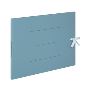 コクヨ ガバットファイルS(ストロングタイプ・紙製)A3ヨコ(ひも付) 青 F875386-ﾌ-SH948B-イメージ1