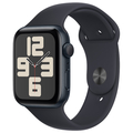 Apple Apple Watch SE(GPSモデル)- 44mm ミッドナイトアルミニウムケースとミッドナイトスポーツバンド - S/M MRE73J/A