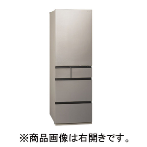 パナソニック 【左開き】457L 5ドア冷蔵庫 ヘアラインシャンパン NR-E46HV1L-N-イメージ18