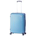 アジア・ラゲージ スーツケース(約68L/拡張時80L) GALE ターコイズブルー ALI-6020-24W ﾀ-ｺｲｽﾞﾌﾞﾙ-