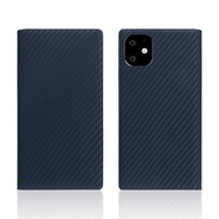 SLG Design iPhone 11用ケース carbon leather case ネイビー SD17900I61R