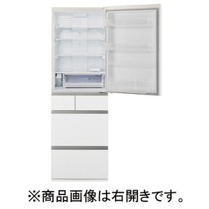 パナソニック 【左開き】457L 5ドア冷蔵庫 セラミックオフホワイト NR-E46HV1L-W-イメージ19