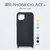 PHONECKLACE iPhone 14 Plus用ストラップホール付きシリコンケース ブラック PN23902I14MBK-イメージ2