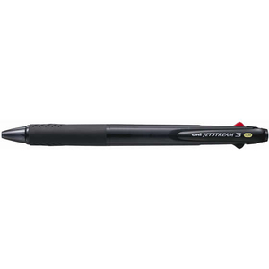 三菱鉛筆 ジェットストリーム3色0.38mm透明黒 F886720-SXE340038T.24-イメージ1