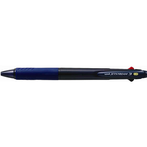 三菱鉛筆 ジェットストリーム3色0.38透明ネイビー F886721-SXE340038T.9-イメージ1
