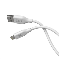CIO シリコンケーブル USB-A to Lightning 1m ホワイト CIO-SL30000-AL1-WH