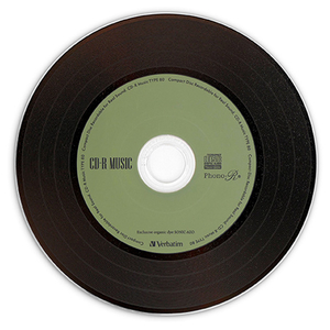 Verbatim シックなカラーのレコードデザイン音楽用CD レコードデザインPhono-R 5枚組 AR80FHX5V7-イメージ7