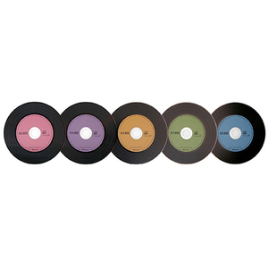 Verbatim シックなカラーのレコードデザイン音楽用CD レコードデザインPhono-R 5枚組 AR80FHX5V7-イメージ9