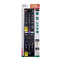エルパ テレビリモコン(東芝 レグザ用) 黒 RC-TV019TO