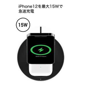 BELKIN MagSafe急速充電対応 2in1 ワイヤレス充電器 BOOST UP CHARGE Pro ホワイト WIZ010DQWH-イメージ2