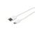クオリティトラストジャパン ケーブルタイ付属 USB-A to Type-C 充電通信ケーブル(1m) ホワイト QTC-0412WH-イメージ2