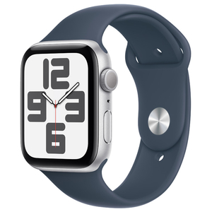 Apple Apple Watch SE(GPSモデル)- 44mm シルバーアルミニウムケースとストームブルースポーツバンド - S/M MREC3J/A-イメージ1
