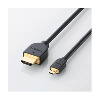 エレコム HIGH SPEED HDMI-Microケーブル(イーサネット対応) 2m DH-HD14EU20BK
