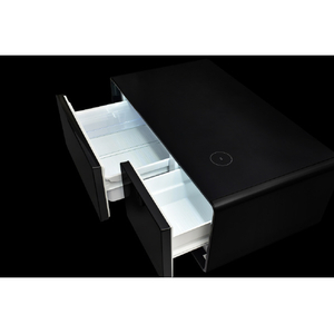 ロイヤル 93L テーブル型冷蔵庫 (引き出しタイプ・2ドア) SMART TABLE ブラック STB90-BLK-イメージ6