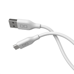 CIO シリコンケーブル USB-A to USB-C 1m ホワイト CIO-SL30000-AC1-WH-イメージ1