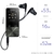 SONY デジタルオーディオプレイヤー(16GB) ウォークマンSシリーズ ブラック NW-S315 B-イメージ2