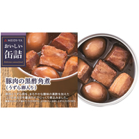 明治屋 おいしい缶詰 豚肉の黒酢角煮(うずら卵入り) F329762