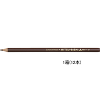 三菱鉛筆 色鉛筆 K880 ちゃいろ 12本 ちゃいろ1ダース(12本) F865235-K880.21