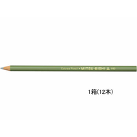 三菱鉛筆 色鉛筆 K880 エメラルドいろ 12本 エメラルド1ダース(12本) F865236-K880.31