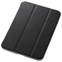 エレコム iPad mini 第6世代用手帳型/背面クリア/ソフトレザー/2アングル ブラック TBA21SWV2BK