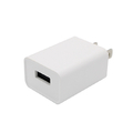藤本電業 USB1ポート カラフルAC充電器 1A ホワイト CA07WH