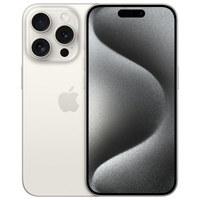 Apple SIMフリースマートフォン iPhone 15 Pro 256GB ホワイトチタニウム MTUD3J/A
