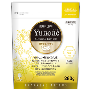紀陽除虫菊 薬用入浴剤 Yunone(湯の音) 爽やか柚子の香り N8925ﾕﾉﾈﾕｽﾞﾉｶｵﾘ-イメージ1