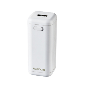 エレコム 乾電池式モバイルバッテリー(A×1) ホワイト DE-KD01WH-イメージ1