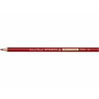 三菱鉛筆 ポリカラー(色鉛筆) 赤 赤1本 F866523-H.K7500B.15