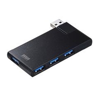 サンワサプライ USB3．0 4ポートハブ ブラック USB-3HSC1BK